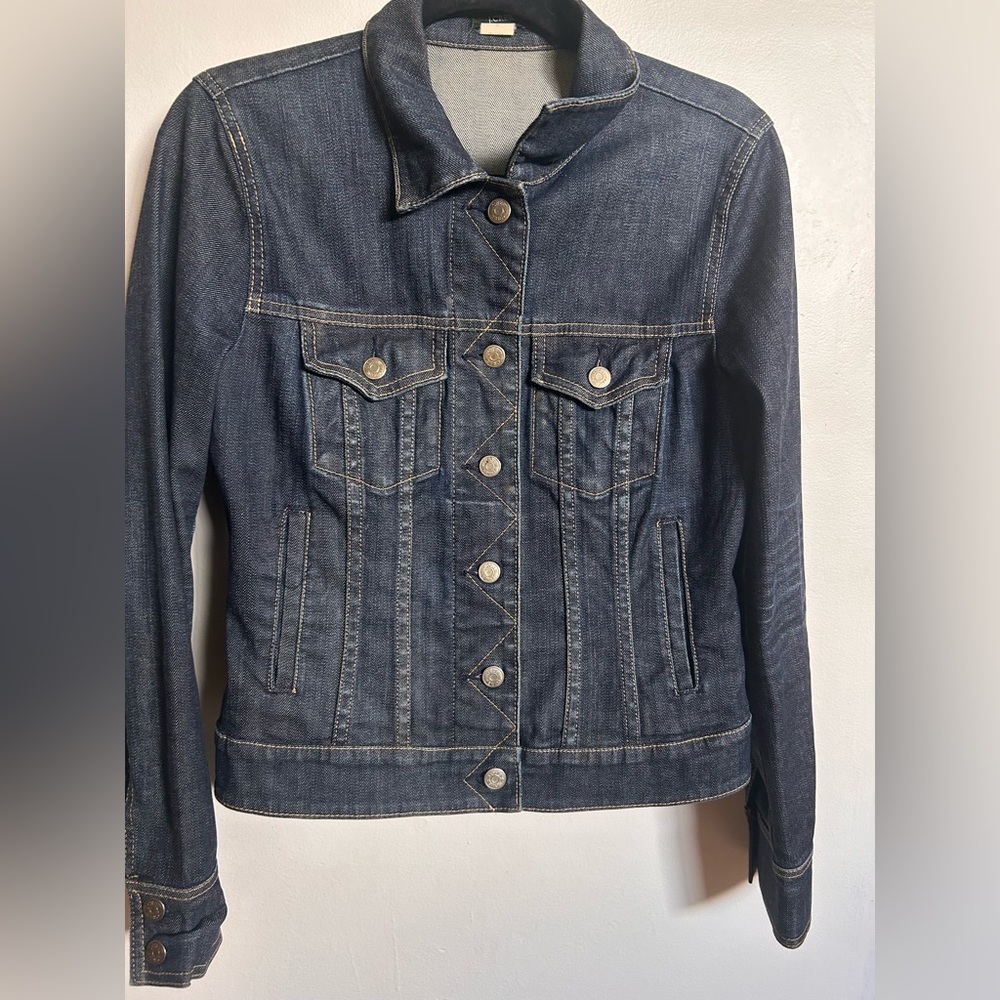 J CREW Classic denim jacket size M
